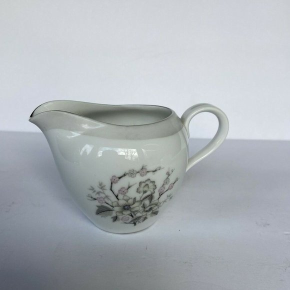 1950s Harmony House Fine China, Nannette, Dawn Grey Creamer and Sugar Bowl Set - Picture 2 of 9